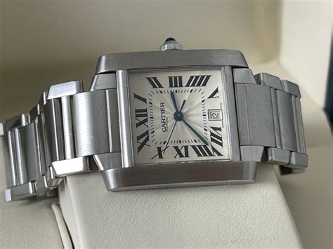 chrono24 cartier tank francaise|pre owned cartier tank solo.